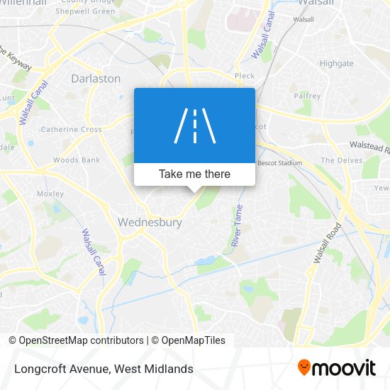 Longcroft Avenue map