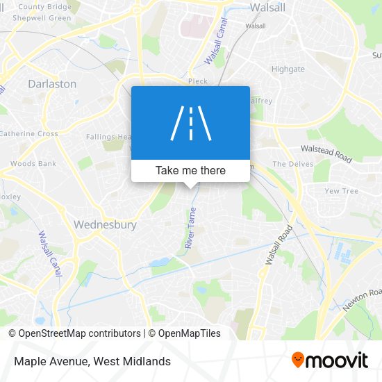 Maple Avenue map