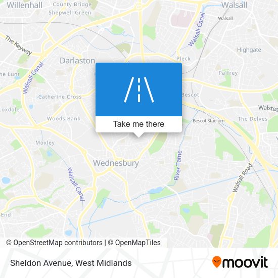 Sheldon Avenue map