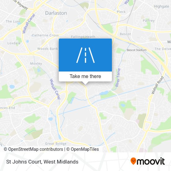 St Johns Court map