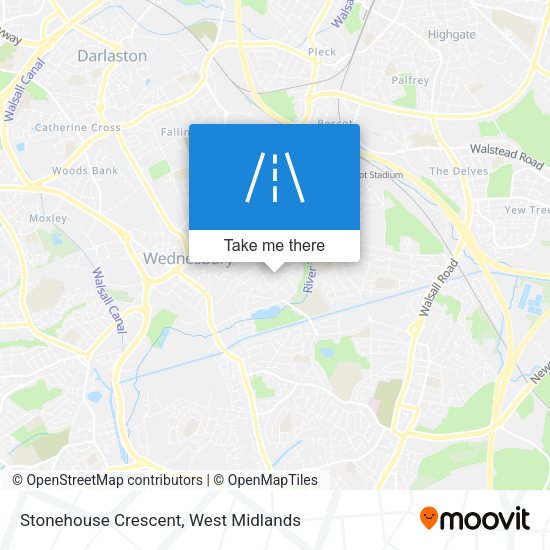 Stonehouse Crescent map