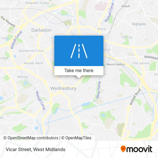 Vicar Street map