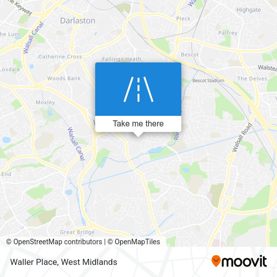 Waller Place map