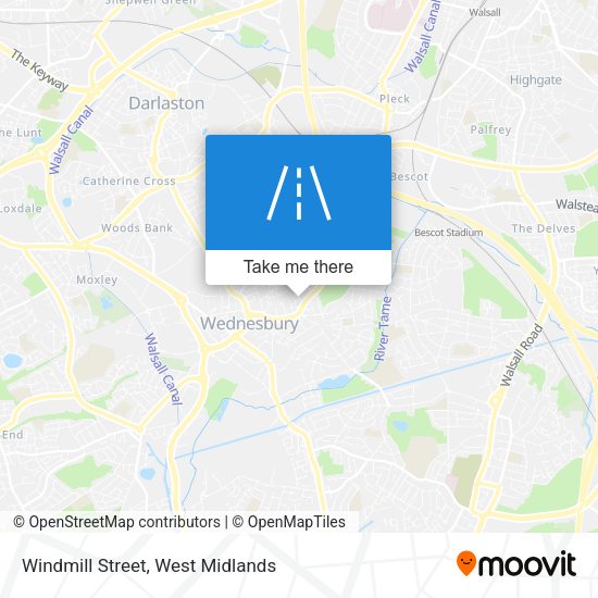 Windmill Street map