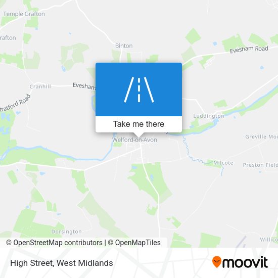 High Street map