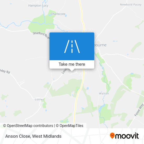 Anson Close map