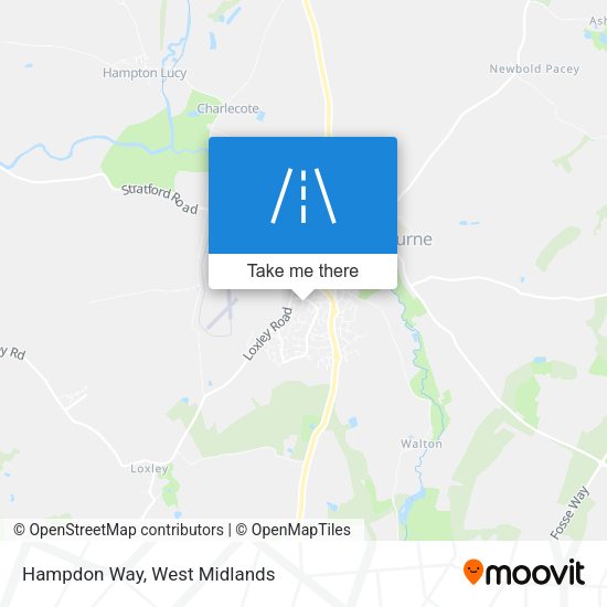 Hampdon Way map