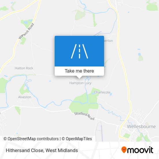 Hithersand Close map