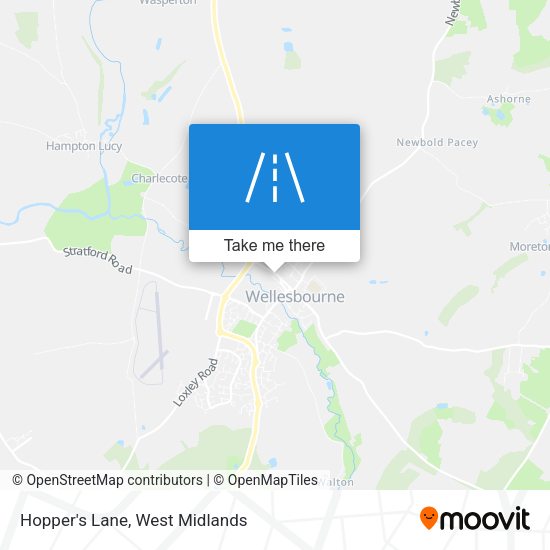 Hopper's Lane map
