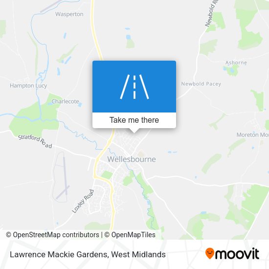Lawrence Mackie Gardens map