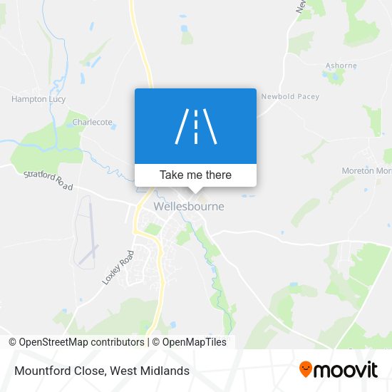 Mountford Close map