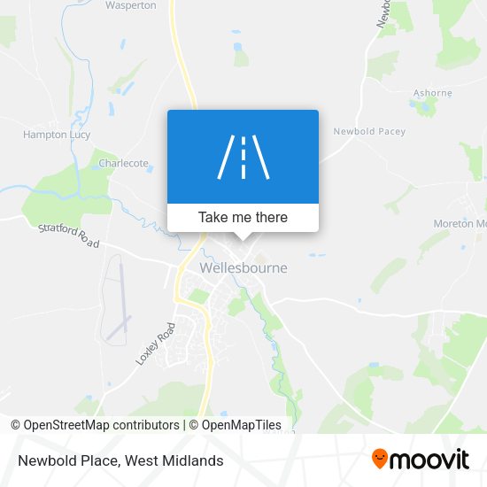 Newbold Place map