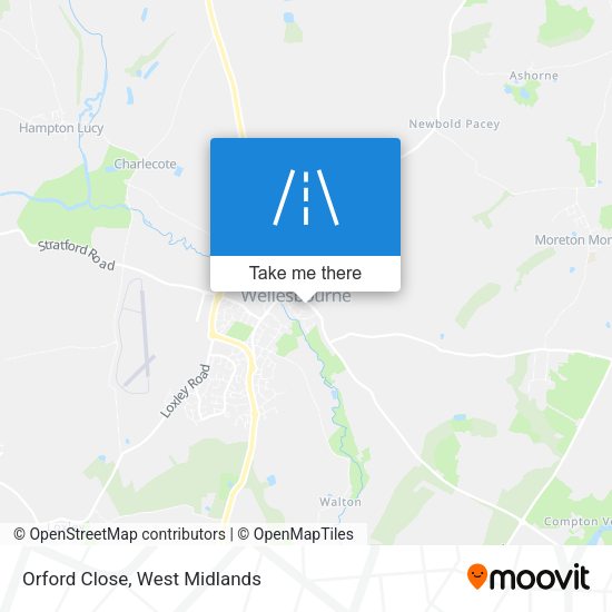 Orford Close map