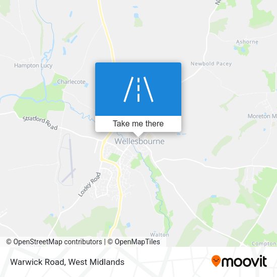 Warwick Road map