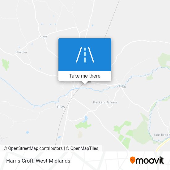 Harris Croft map