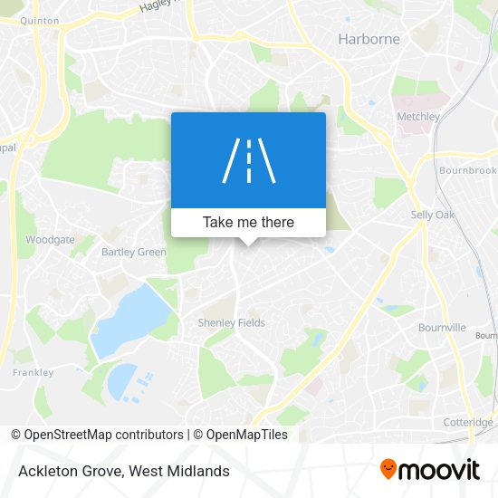 Ackleton Grove map