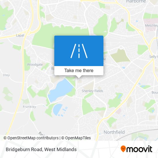 Bridgeburn Road map