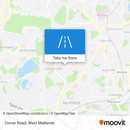 Clover Road map