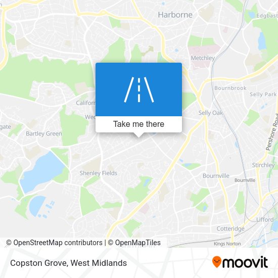 Copston Grove map