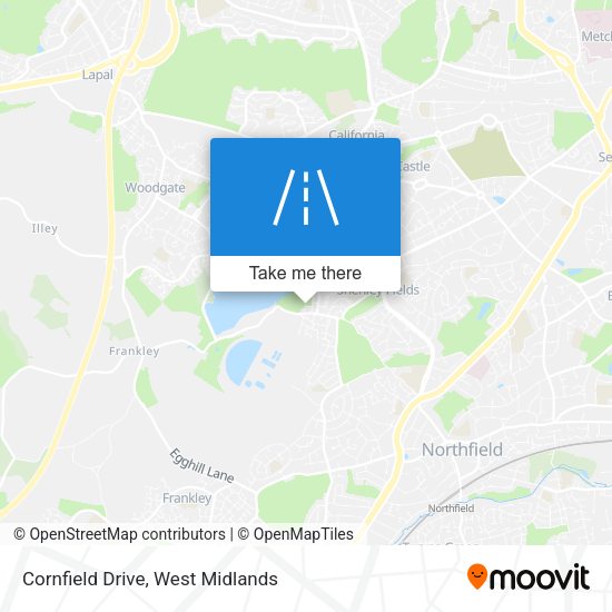 Cornfield Drive map