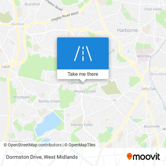 Dormston Drive map