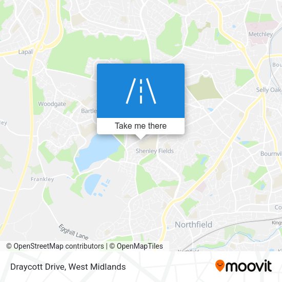 Draycott Drive map