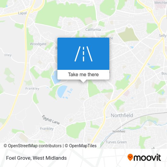 Foel Grove map