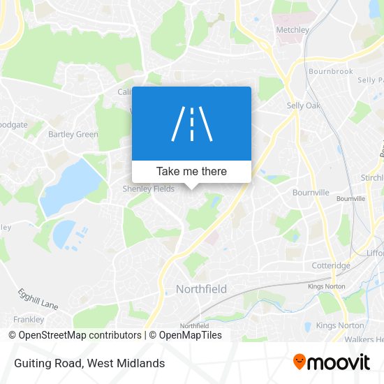 Guiting Road map