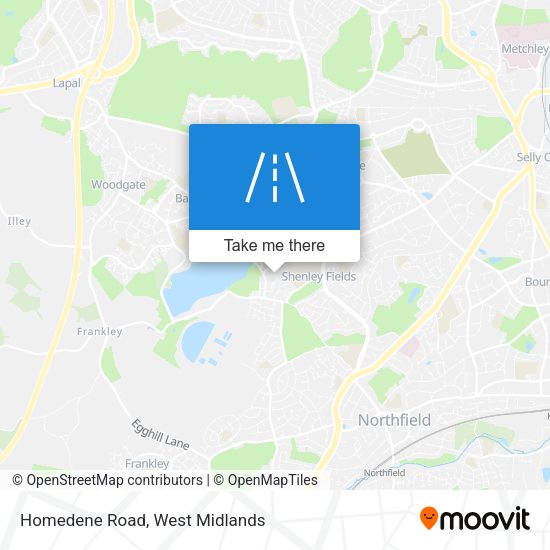 Homedene Road map