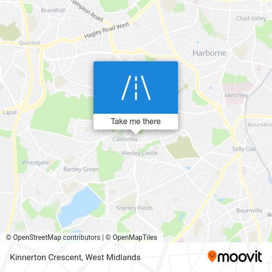 Kinnerton Crescent map