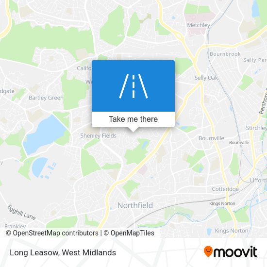 Long Leasow map