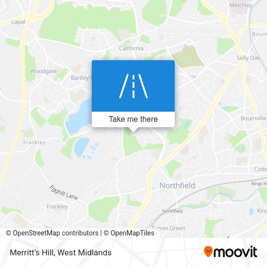 Merritt's Hill map