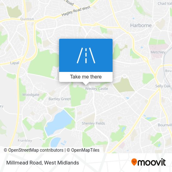Millmead Road map