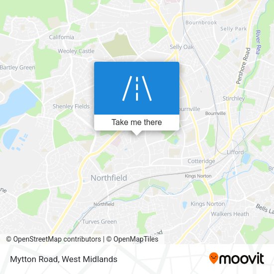 Mytton Road map
