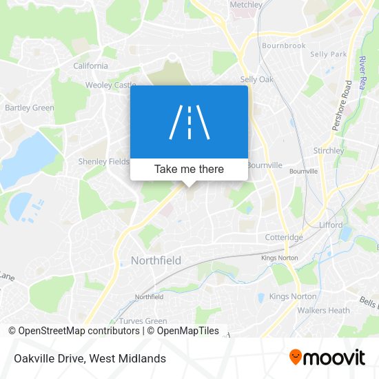 Oakville Drive map