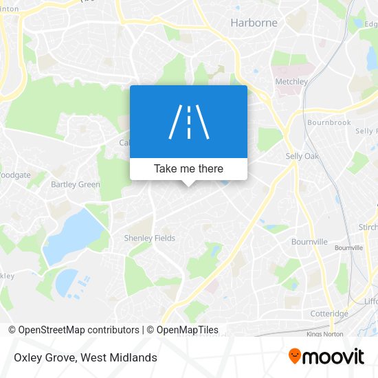 Oxley Grove map