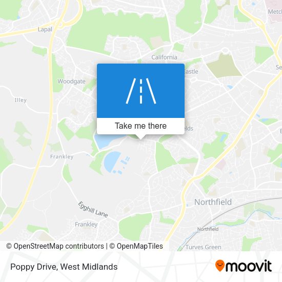Poppy Drive map