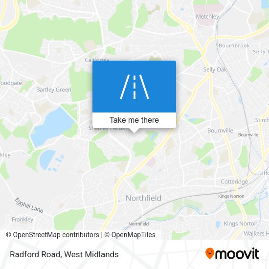 Radford Road map