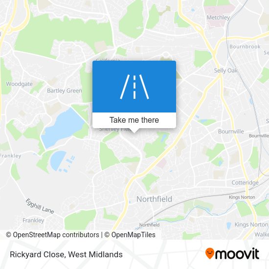 Rickyard Close map