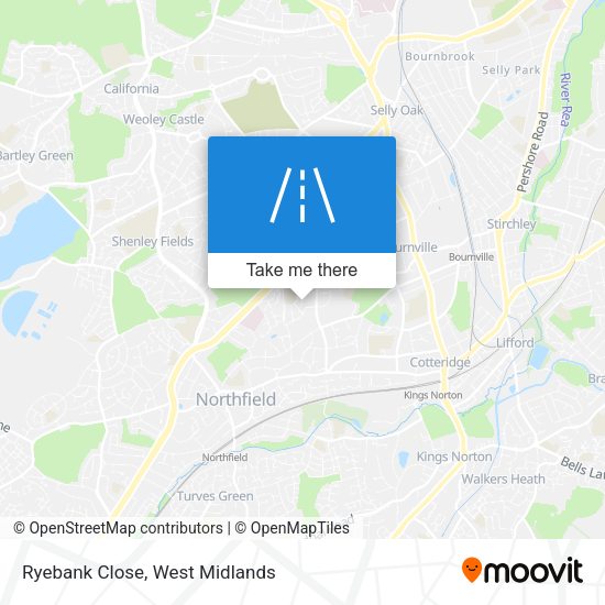 Ryebank Close map