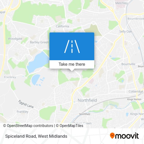 Spiceland Road map