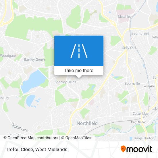 Trefoil Close map