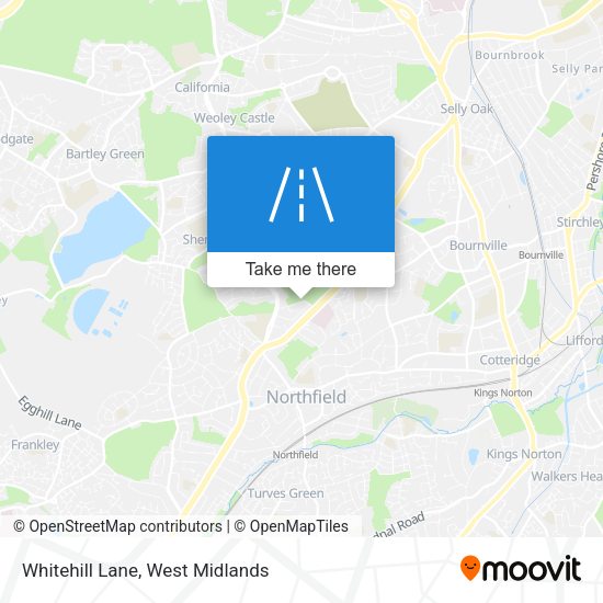 Whitehill Lane map