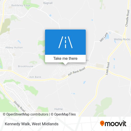 Kennedy Walk map