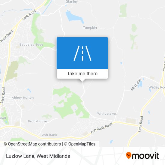 Luzlow Lane map