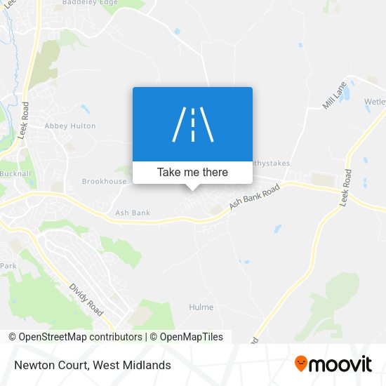 Newton Court map