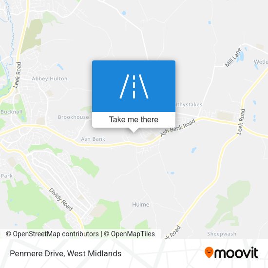 Penmere Drive map