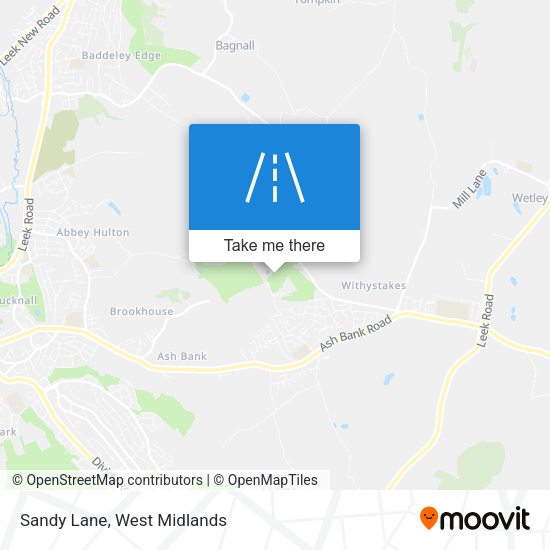Sandy Lane map