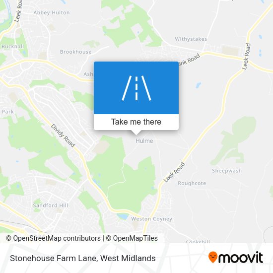 Stonehouse Farm Lane map