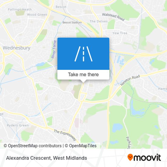 Alexandra Crescent map
